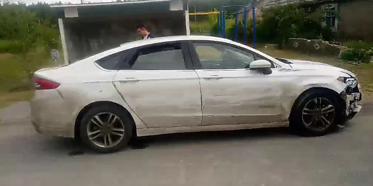 По Николаеву “пролетел” белый “Форд”: разбил 10 автомобилей и пытался сбежать (ВИДЕО)