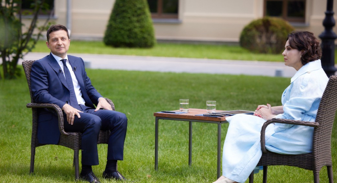 Большое интервью Зеленского. Ермак – лучший, Порошенко и Медведчук зарабатывали вместе, СНБО – это быстро (ВИДЕО)