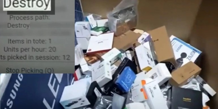 От айфонов до масок: Amazon уничтожает около миллиарда штук непроданных товаров в год