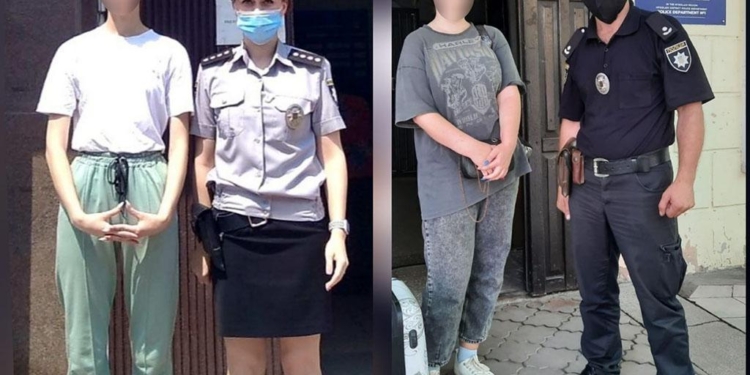 В Николаеве полицейские разыскали и вернули родителям двух 14-летних девушек, сбежавших из дома ради самостоятельной жизни (ФОТО)