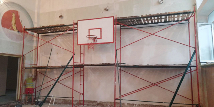 В рамках «Великого Будівництва» на Арбузинщині відновлюють селищну школу (ФОТО)