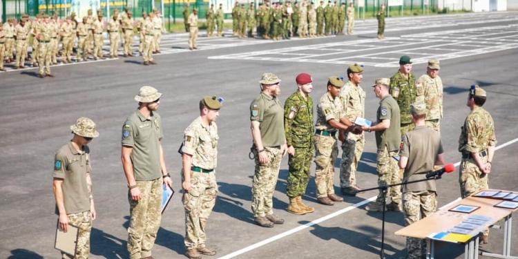 На Николаевщине завершились украино-британские военные учения «CossackMace 2021»