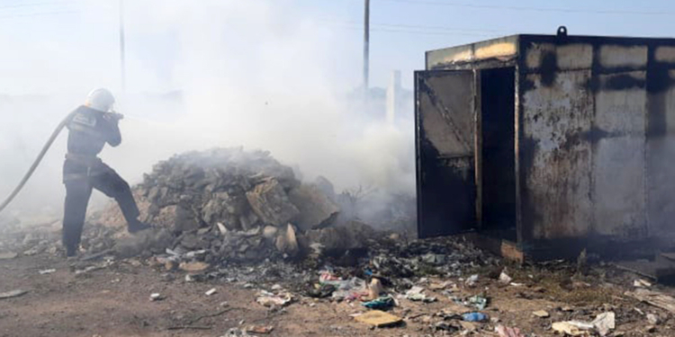 Сегодня горела Баштанская городская свалка и 10 га пшеницы на корню (ФОТО)