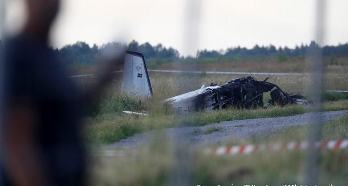 В Швеции разбился самолет с парашютистами – все погибли