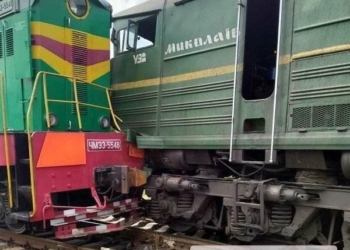 На станции Николаев столкнулись два тепловоза: один из машинистов был пьян