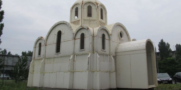 В Херсоне строят храм из пенопласта – быстро и по современной технологии (ФОТО, ВИДЕО)