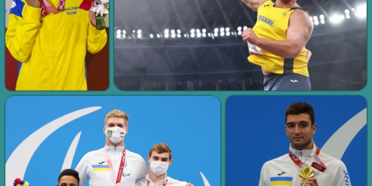 За сегодняшний день паралимпийская сборная Украины завоевала 13 наград
