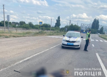 У Константиновки под колесами микроавтобуса погиб пешеход (ФОТО)