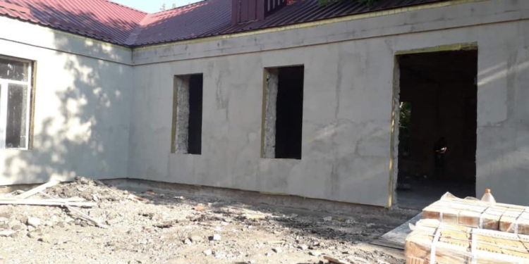 «Велике Будівництво» на Миколаївщині. Продовжується капітальний ремонт Вільнозапорізького центру культури та дозвілля (ФОТО)