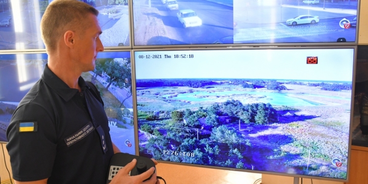 Чтобы оперативно реагировать на пожары: на Кинбурне спасатели установили видеокамеры наблюдения (ФОТО)