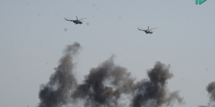 Военные учения на николаевском полигоне «Широкий лан»: аэродромы защитили от условного противника (ФОТО, ВИДЕО)