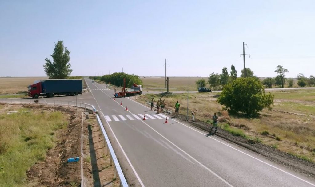 В Николаевской области отремонтировали дорогу на Очаков (ВИДЕО) 1
