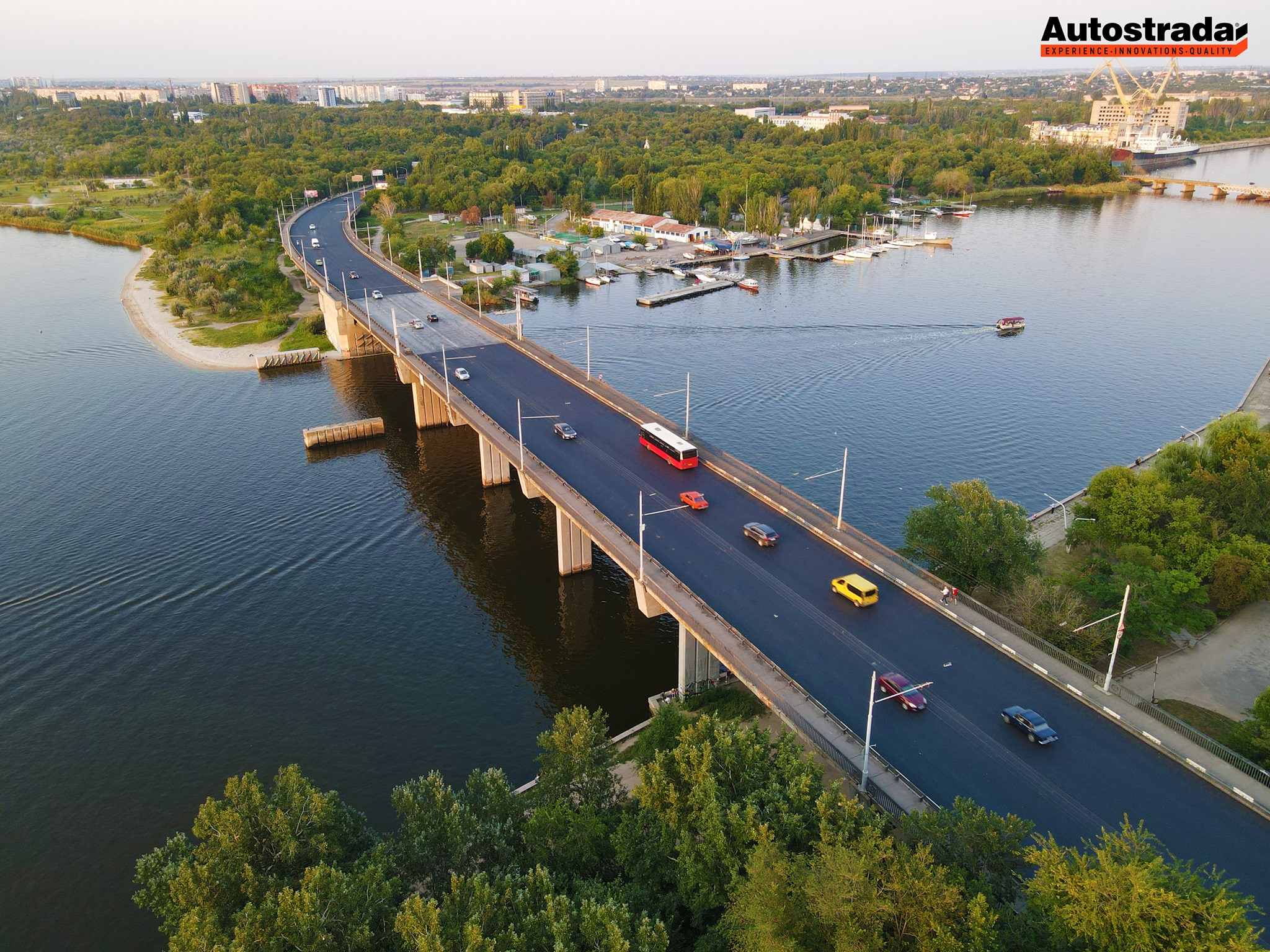 На что пошли 320 миллионов: компания “Автострада” показала обновленные дороги в Николаеве с высоты (ФОТО)