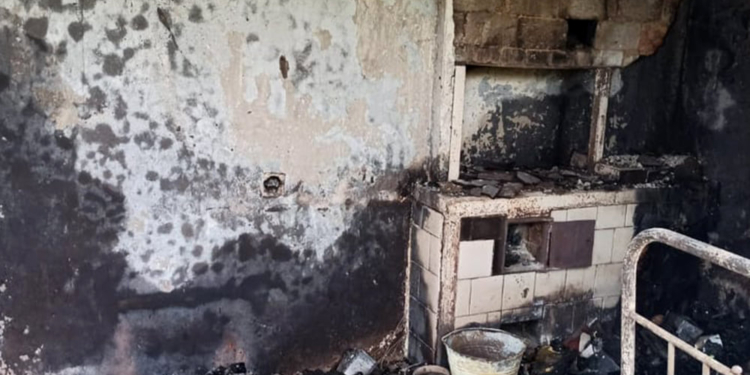 Под Южноукраинском сгорел дачный домик