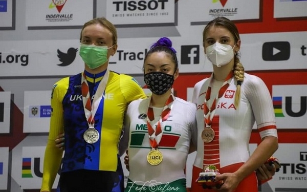 Николаевская велогонщица Ксения Федотова завоевала два «серебра» на этапе Кубка наций в Колумбии (ФОТО)