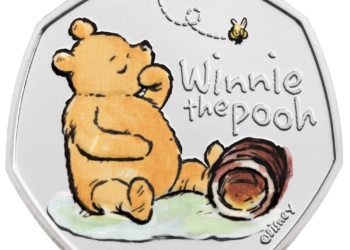 В Британии выпустили серию монет, приуроченную к 95-летию Винни-Пуха и его друзей (ФОТО)