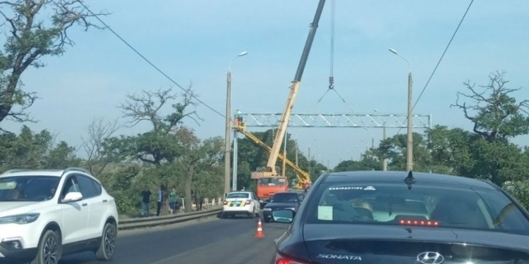 В День города Николаев вновь стоит в пробках