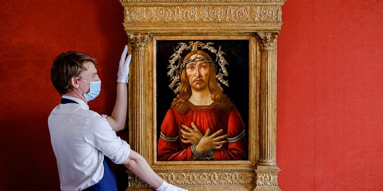 Sotheby’s выручит минимум $40 млн за «Мужа скорбей». Но не все эксперты уверены, что эта картина – кисти Боттичелли