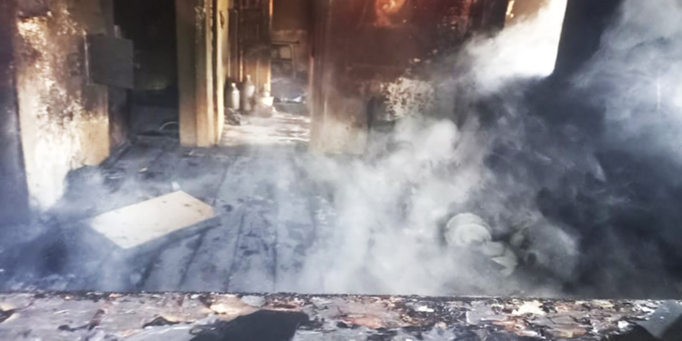 Пожар на Николаевщине унес жизнь мужчины (ФОТО)