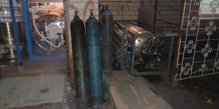 Вознесенская больница вечером получила 1 тонну кислорода, поставщики обещают еще одну (ФОТО)