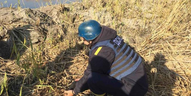 Николаевские пиротехники обезвредили минометную мину и гранату Ф-1 (ФОТО)