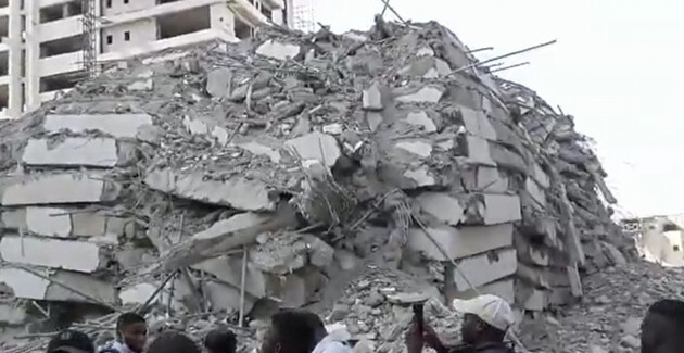 В Нигерии обвалился 22-этажный элитный жилой дом – 100 человек пропали без вести, 4 человека погибли