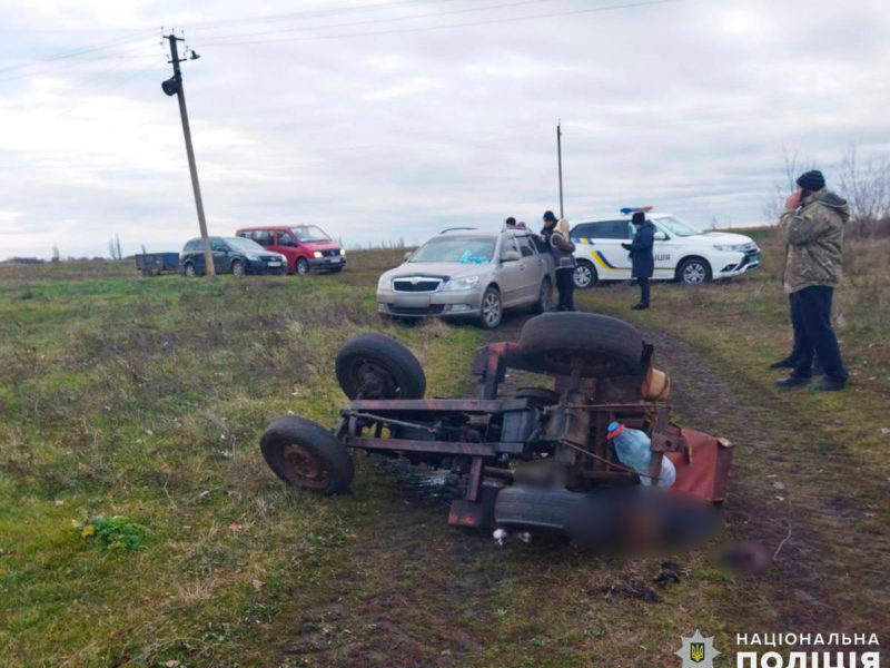 На Николаевщине в ДТП погиб подросток — он сам был за рулем мотоблока