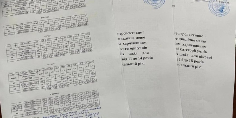 В Николаеве КПП по организации питания в учебных заведениях разработало и утвердило в Госпродпотребслужбе новое меню для школьников (ФОТО)