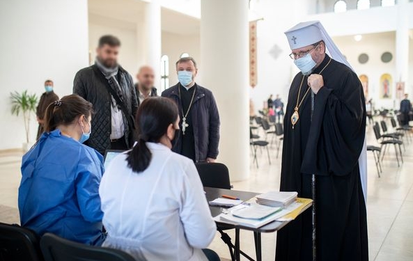 В главном храме УГКЦ в Киеве открылся пункт вакцинации (ФОТО)