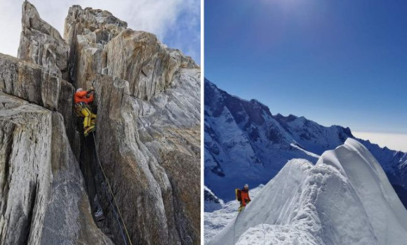 Украинские альпинисты первыми в истории поднялись на неприступную вершину в Гималаях (ФОТО) 9