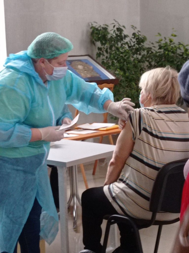 В Южноукраинске пункт вакцинации работал в храме УГКЦ (ФОТО) 3