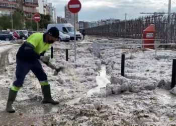 В Испании выпало рекордное количество града (ВИДЕО)