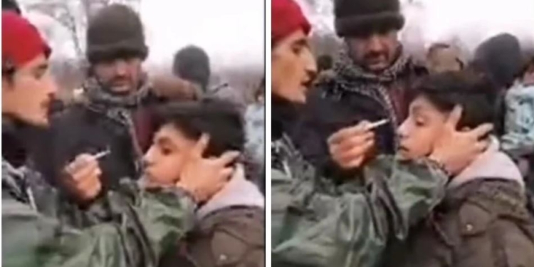 Мигранты на границе с Польшей окуривали глаза ребенка сигаретным дымом, чтобы показать журналистам его слезы (ВИДЕО)