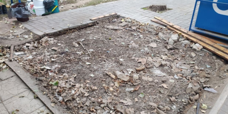 В Корабельном районе Николаева снесли шесть самовольных  МАФов