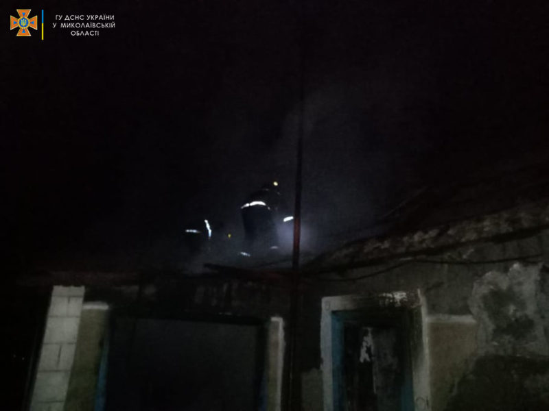 Ночью на пожаре погибла 43-летняя жительница Николаевской области