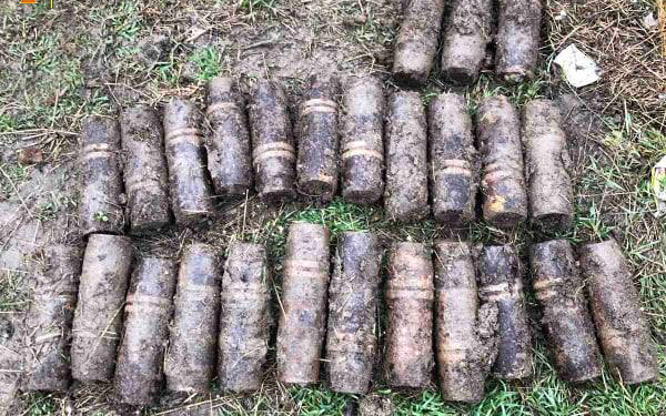 В Николаеве на Маячной нашли 26 артснарядов