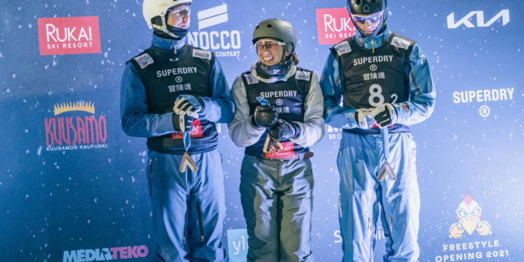 И снова «бронза»: на этапе Кубка мира украинская команда с николаевским фристайлистом Абраменко взошла на третью ступень пьедестала (ФОТО)