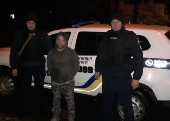 В Вознесенске полиция охраны поймала вора телефонных кабелей (ФОТО)