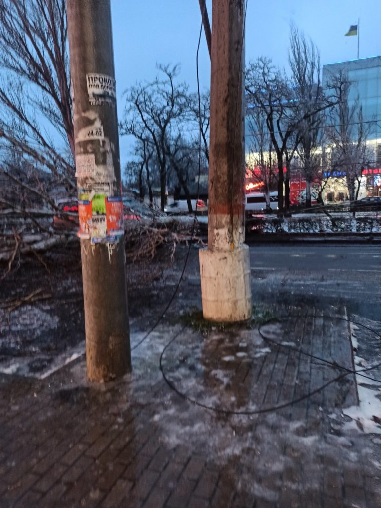 Ледяной дождь в Николаеве и области: дороги - как стекло, кое-где падают деревья и происходят ДТП, часть города без света (ФОТО, ВИДЕО) 5