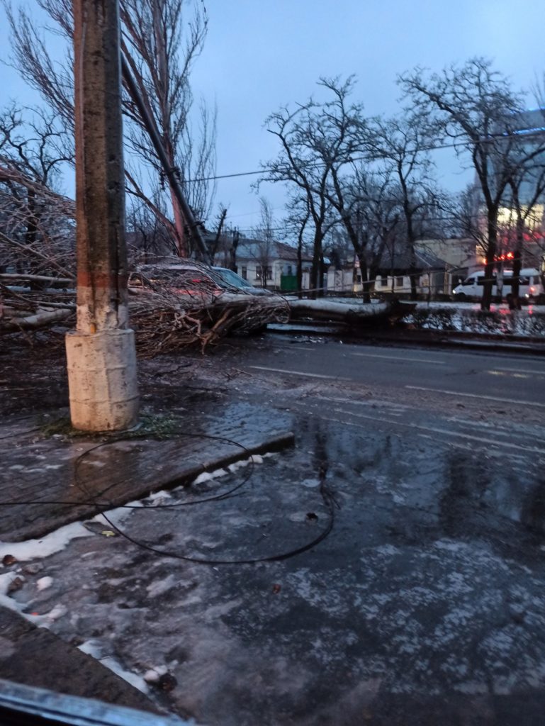 Ледяной дождь в Николаеве и области: дороги - как стекло, кое-где падают деревья и происходят ДТП, часть города без света (ФОТО, ВИДЕО) 7