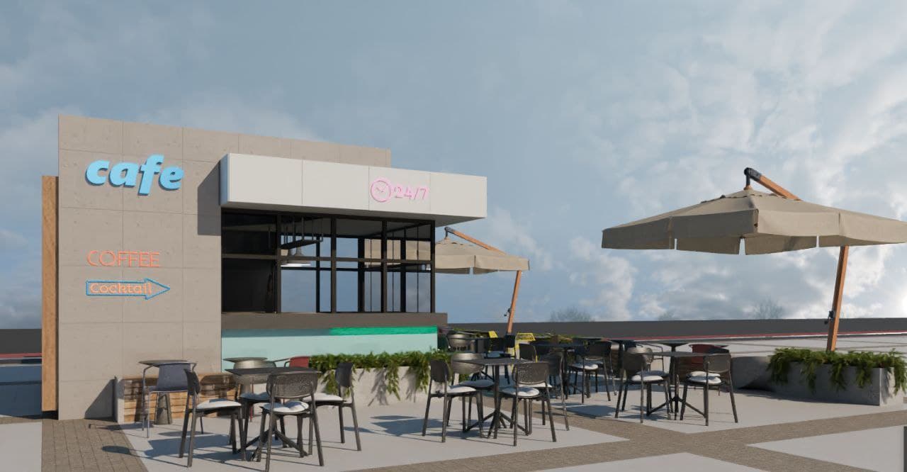 Кафе, большие буквы и столики с зонтиками: исполком Николаева на год дал разрешение предпринимателю установить на Соборной площади три локации (ФОТО)