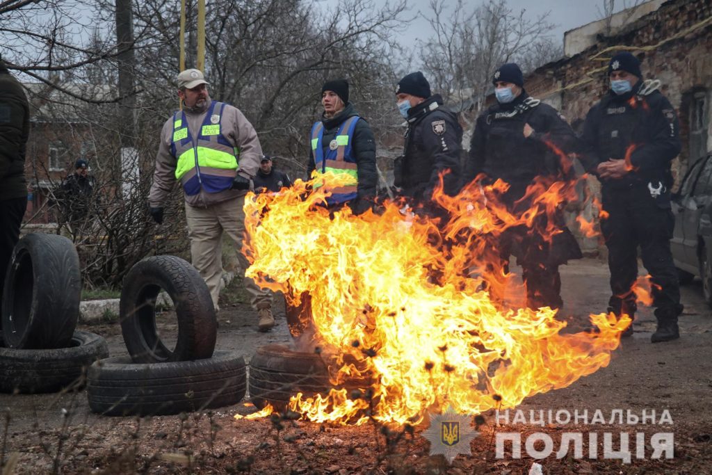 В Николаеве полиция и Нацгвардия учились пресекать массовые беспорядки (ФОТО) 14