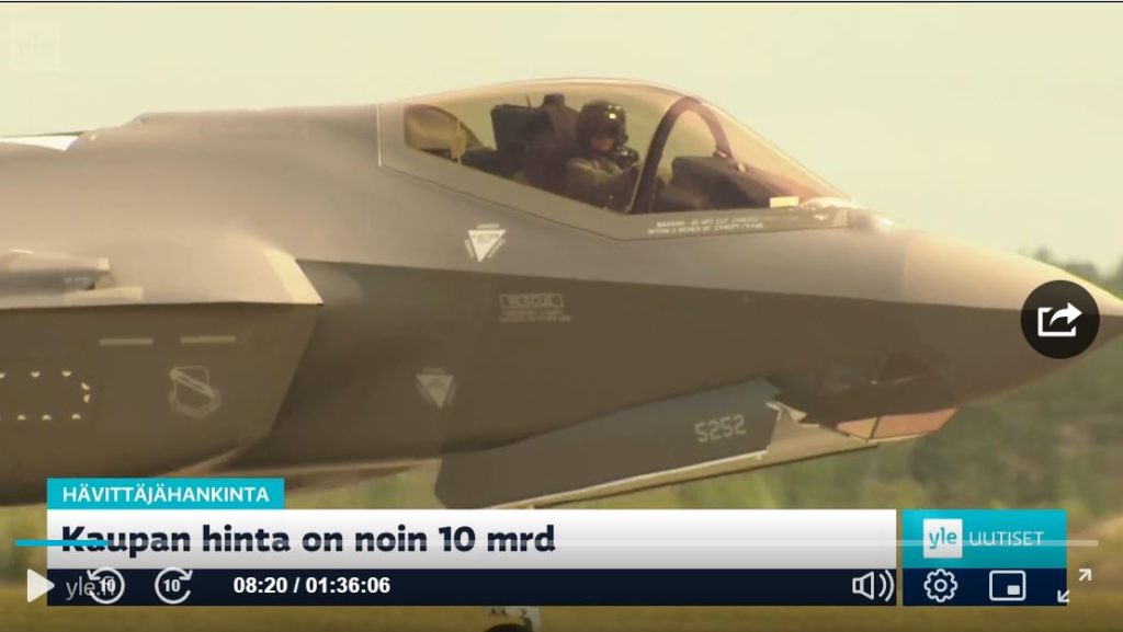 Нейтральная Финляндия закупит 64 американских истребителя F-35 за 10 млрд. евро (ВИДЕО) 1