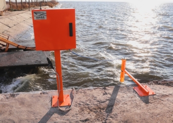 В порту “Ольвия” установили датчики мониторинга водной поверхности (ФОТО)