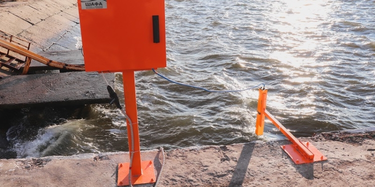 В порту “Ольвия” установили датчики мониторинга водной поверхности (ФОТО)