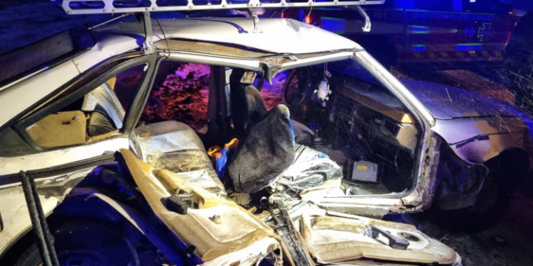 Вечірнє ДТП на околиці Миколаєва: дві людини постраждали (ФОТО)