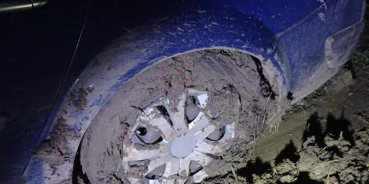 Легковушки очень боятся грязи: на Николаевщине спасатели вытащили Renault Megane, в салоне которого были взрослые и ребенок (ФОТО)