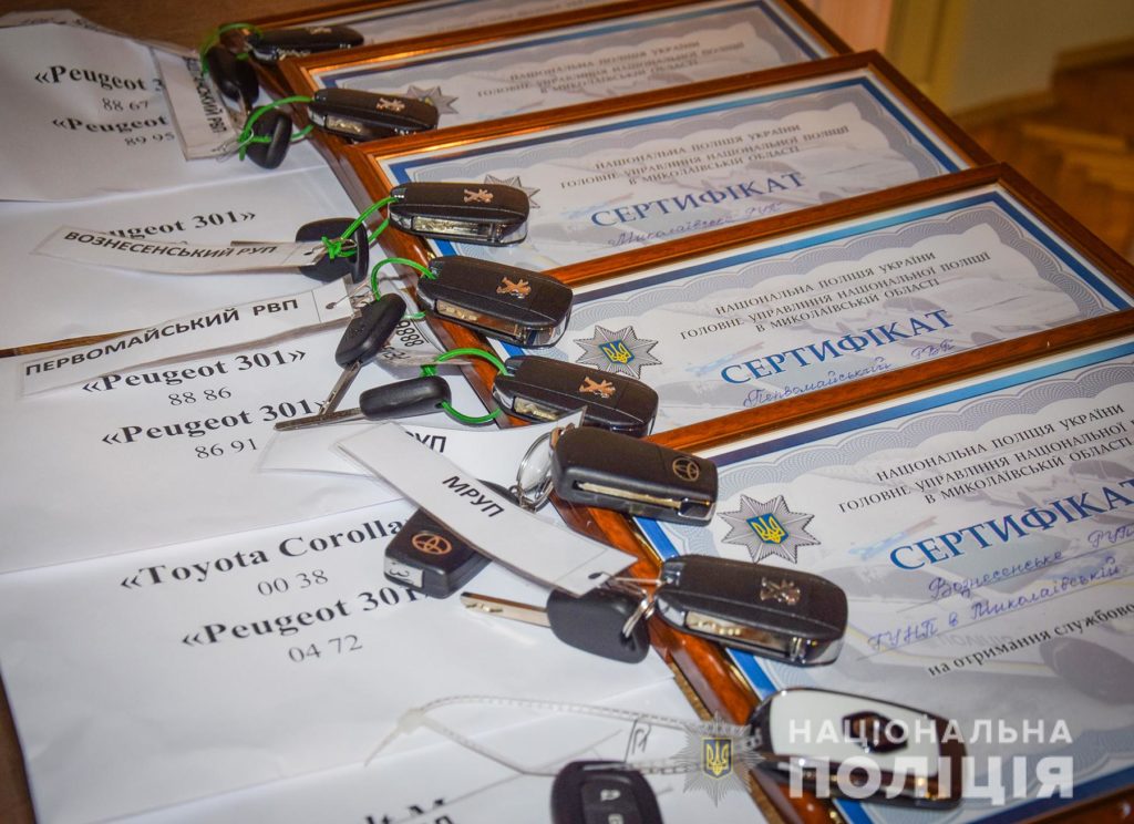 Полиция Николаевщины получила восемь современных служебных автомобилей (ФОТО) 5
