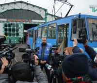 Конечная: в Николаеве отремонтированный за 1,5 млн гривен трамвай не смог выйти на маршрут – отвалился кардан (ВИДЕО и ФОТО)