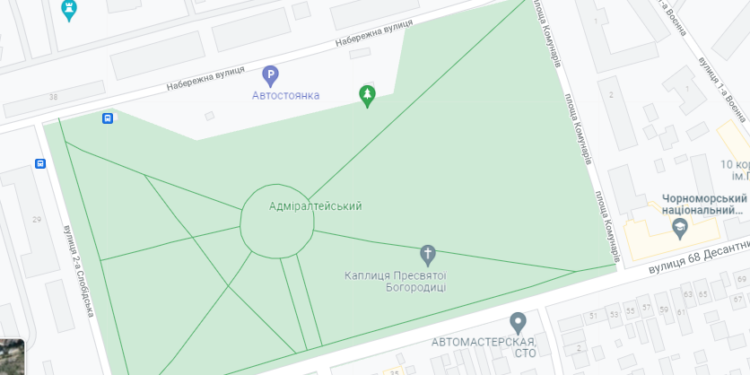 В Николаевской ОГА собрались устроить спортивный  урбан-парк на месте Адмиралтейского парка: объявлены тендеры на 80 млн.